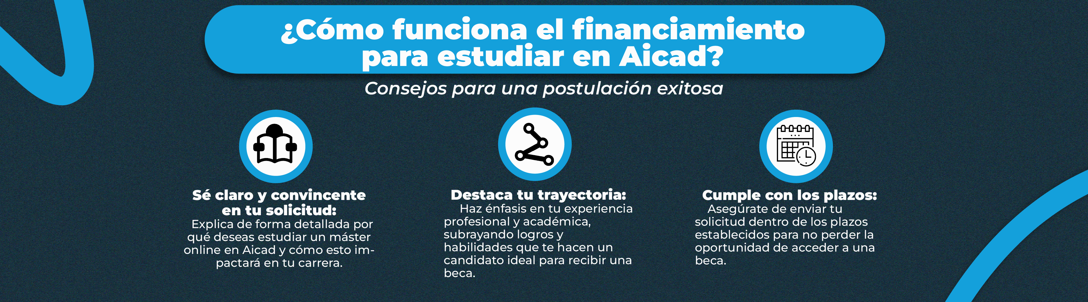 ¿Cómo funciona el financiamiento para estudiar en Aicad?