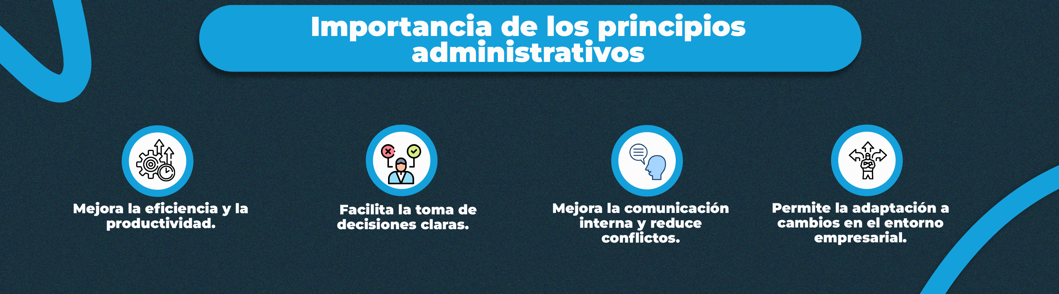 Importancia de los principios administrativos
