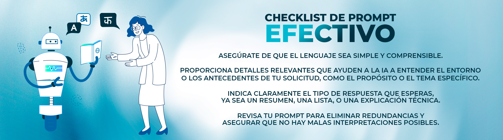 Guía: Crea prompts efectivos para IA