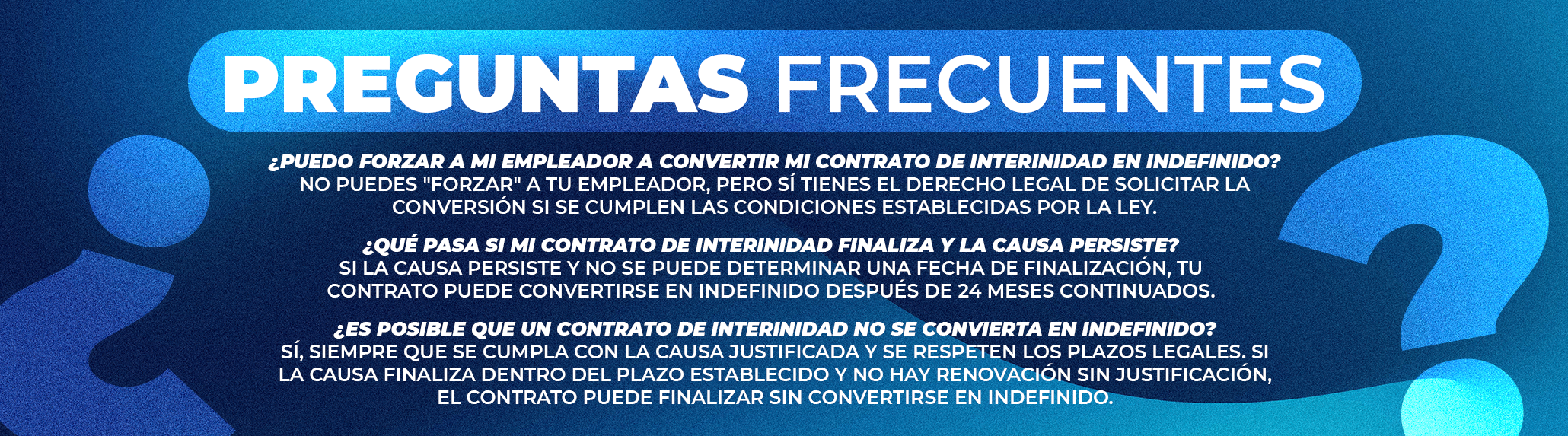 ¿Cuándo un Contrato de Interinidad se Convierte en Indefinido?