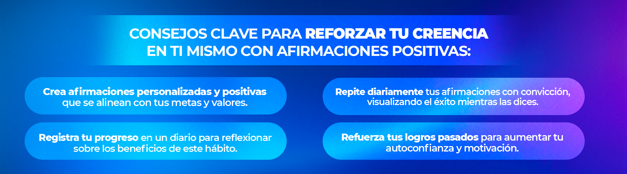 Hábitos para aumentar la autoconfianza y la productividad diaria