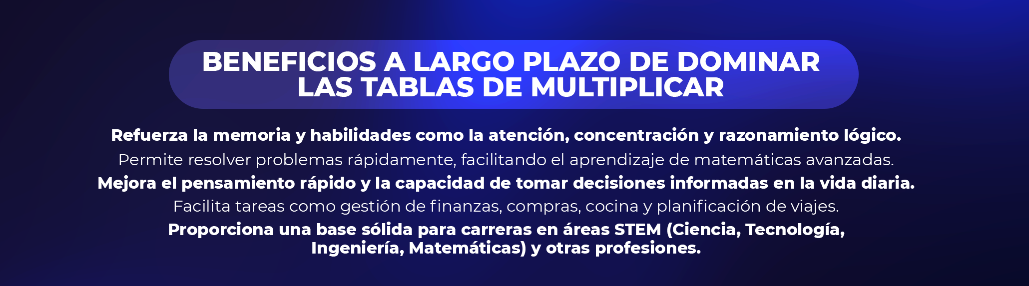 Tablas de Multiplicar