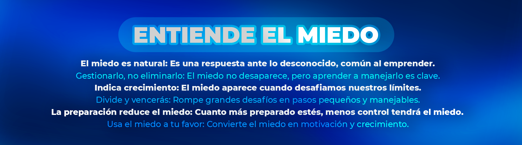 ¿Cómo perder el miedo a emprender un negocio?