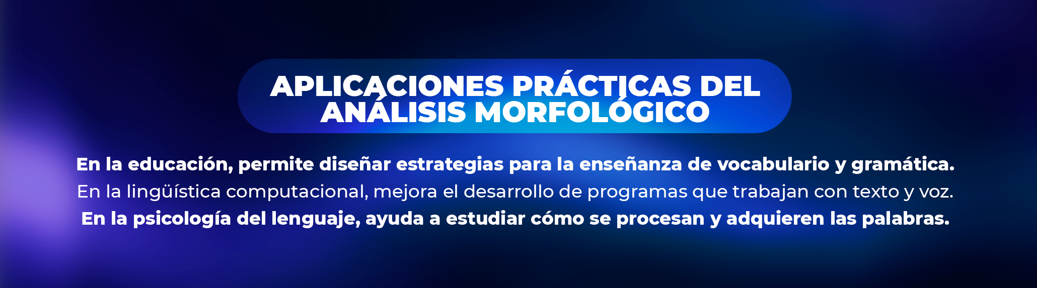Análisis Morfológico