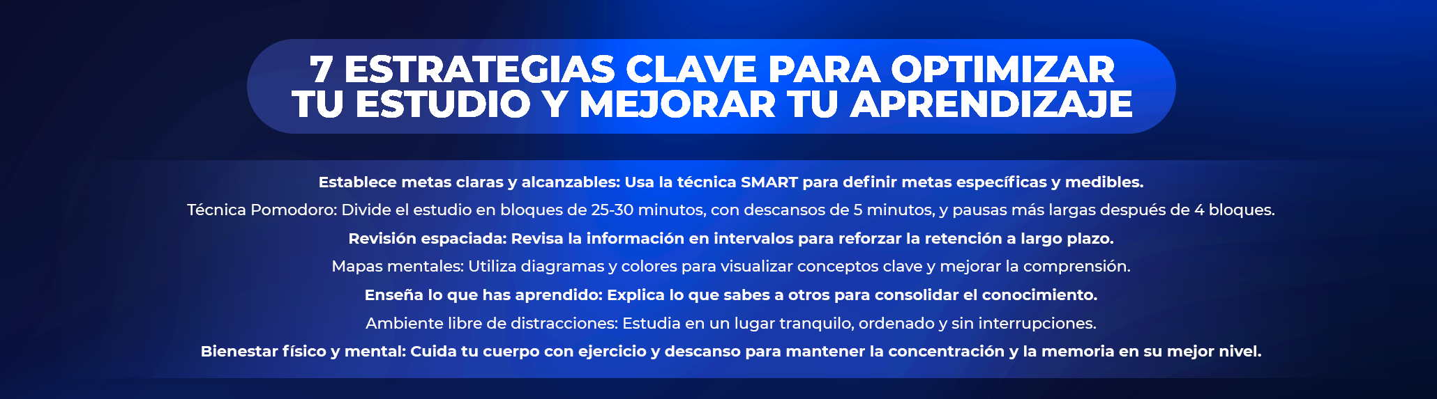 Estudio efectivo: 7 estrategias comprobadas para optimizar tu aprendizaje