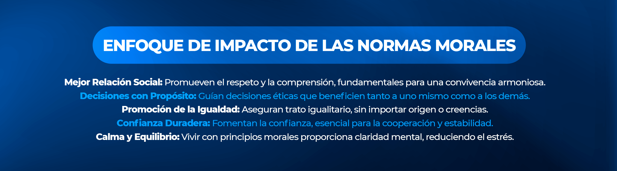 Normas morales ejemplos