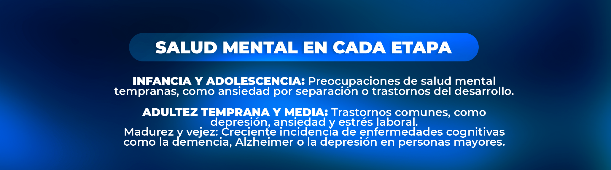 Las 12 etapas del desarrollo humano