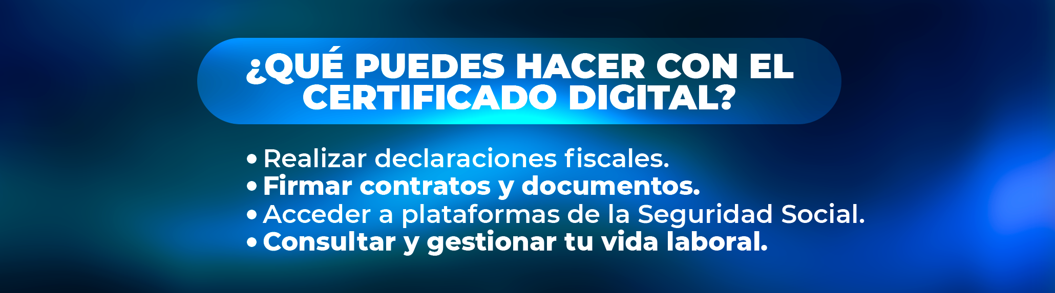 Cómo solicitar un Certificado Digital