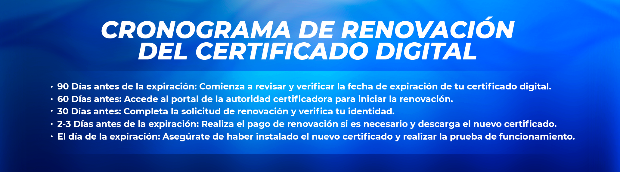 Renovación del certificado digital