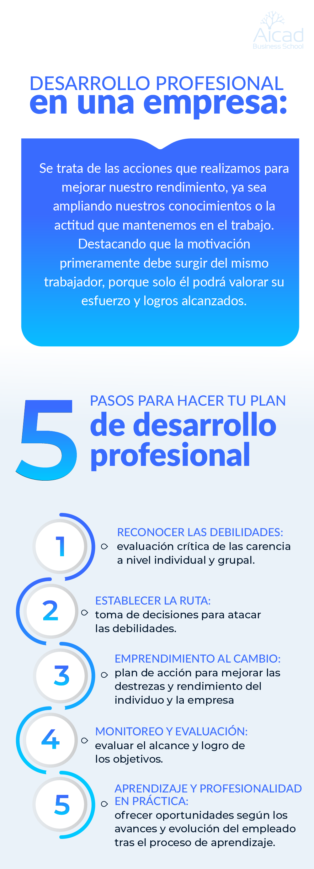 plan de desarrollo profesional en una empresa